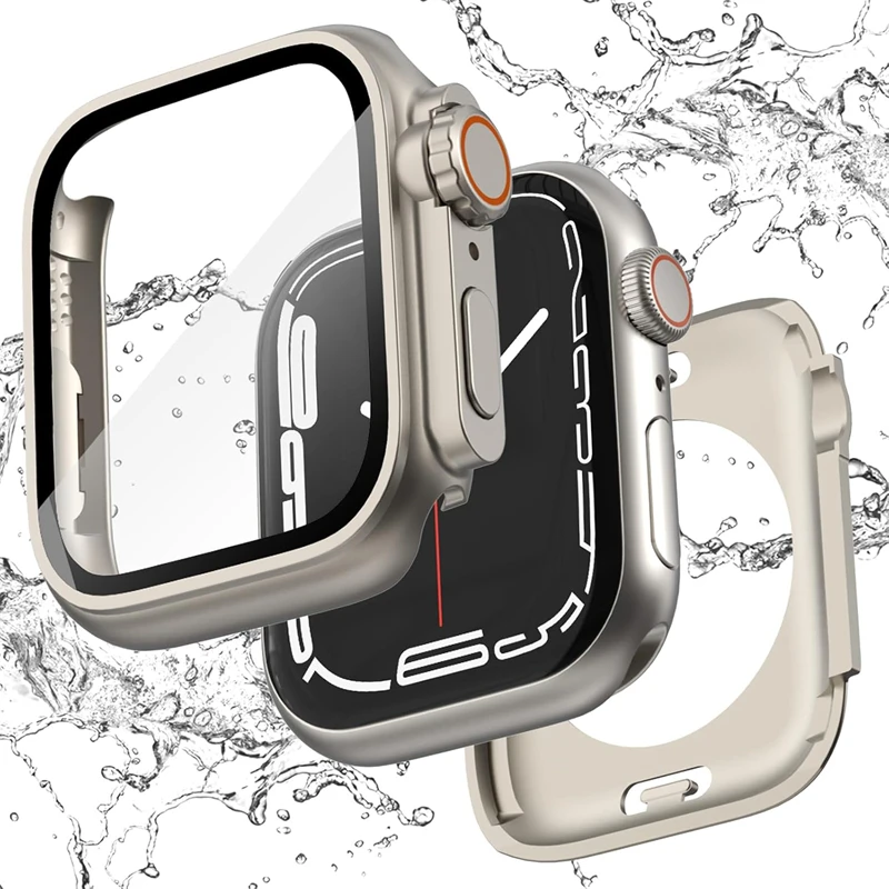 Change To Ultra 2 in 1 Waterproof Bumper Hard Case for Apple Watch 11 10 9 8 7 45mm 41mm 44mm 40mm IWatch S10 42mm 46mm Cover