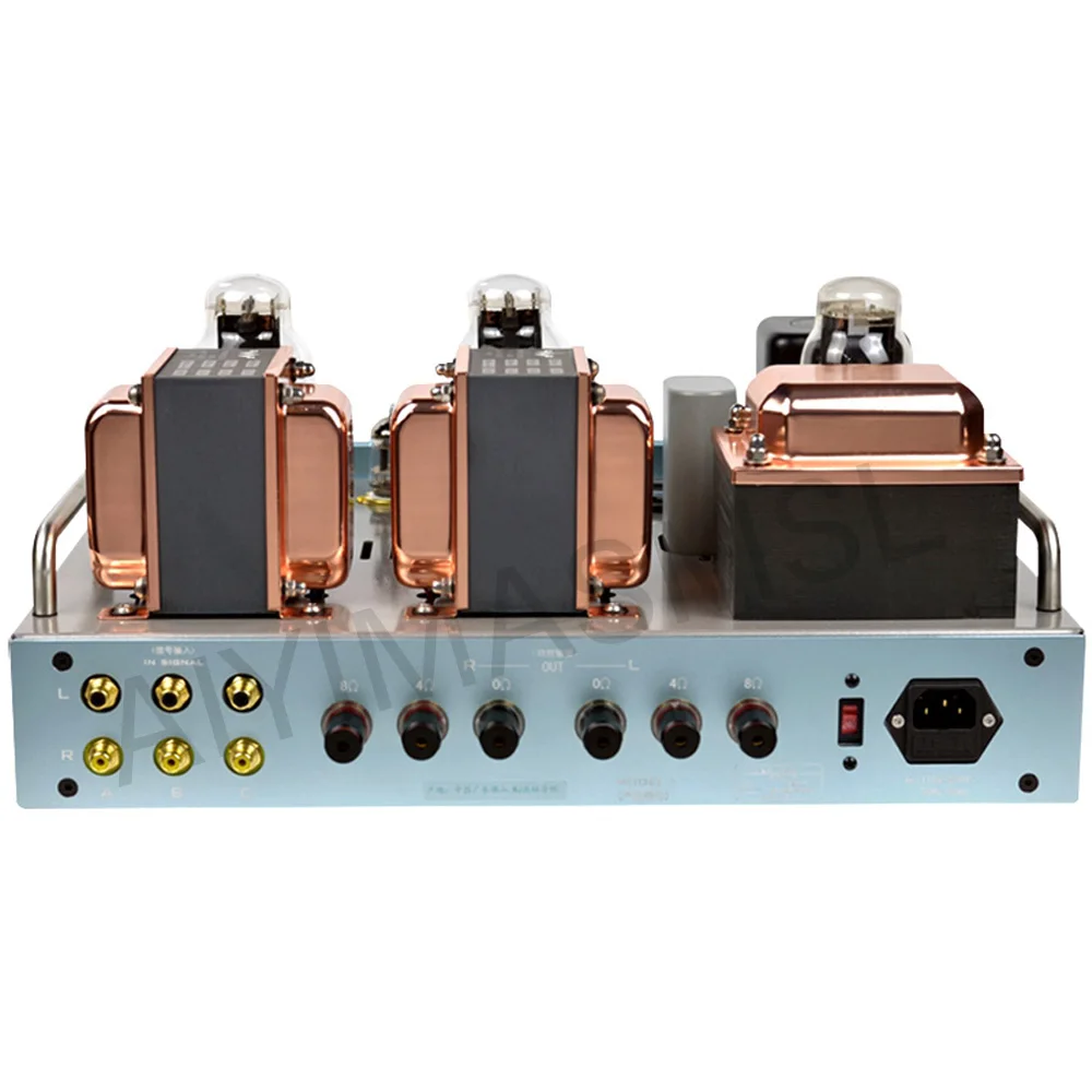 AIYIMA SMSL 300B 8W Single-ended Class A Vacuum Tube Amplifier 5U4G ECC82 12BH7 Handmade Symmetric Vacuum Tube Amplifier Audio