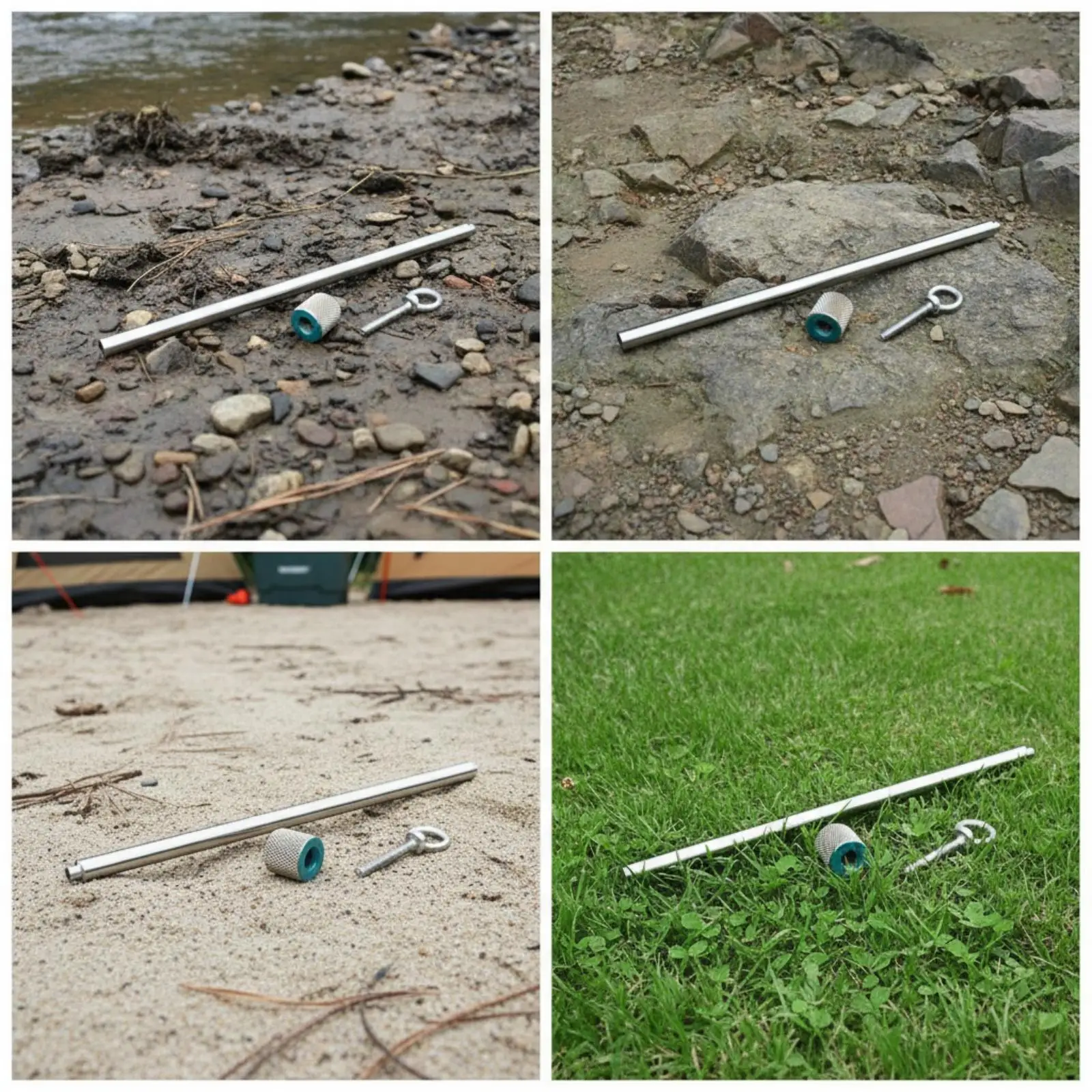Metal Fishing Support Pole Stainless Steel Adjustable Rod Holder Fixed Stick for Boat Bankside Outdoor Gear Secure Lock