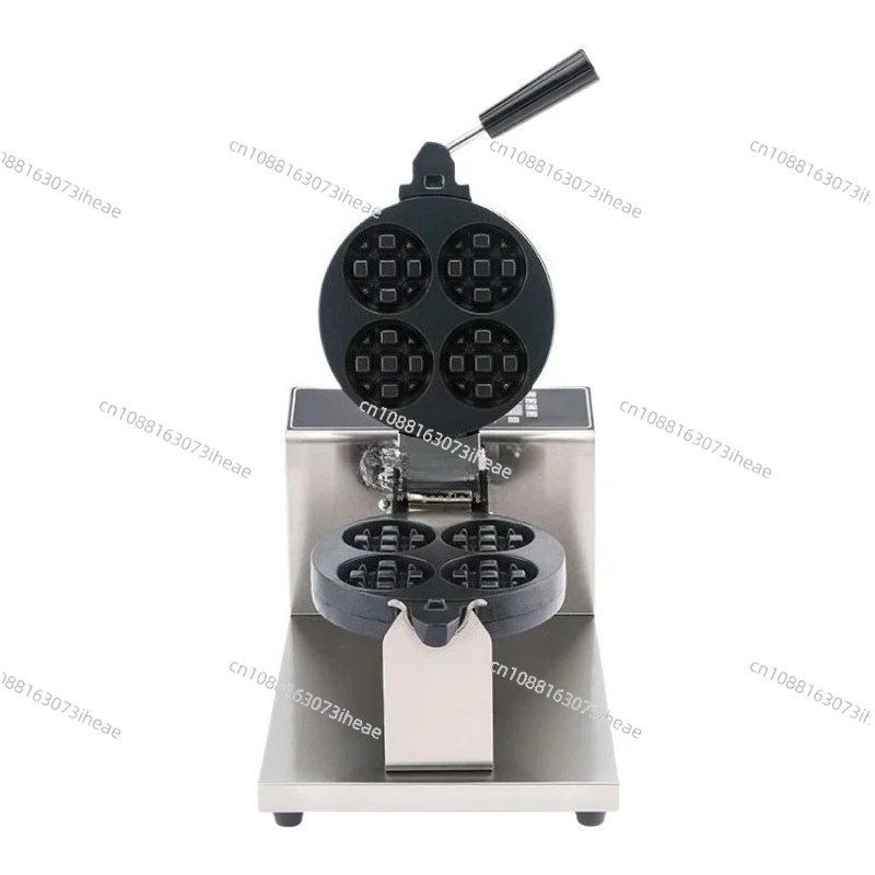 Commercial Kitchen Appliance 110V and 220V Mini Belgian Waffle Maker with Removable Plates