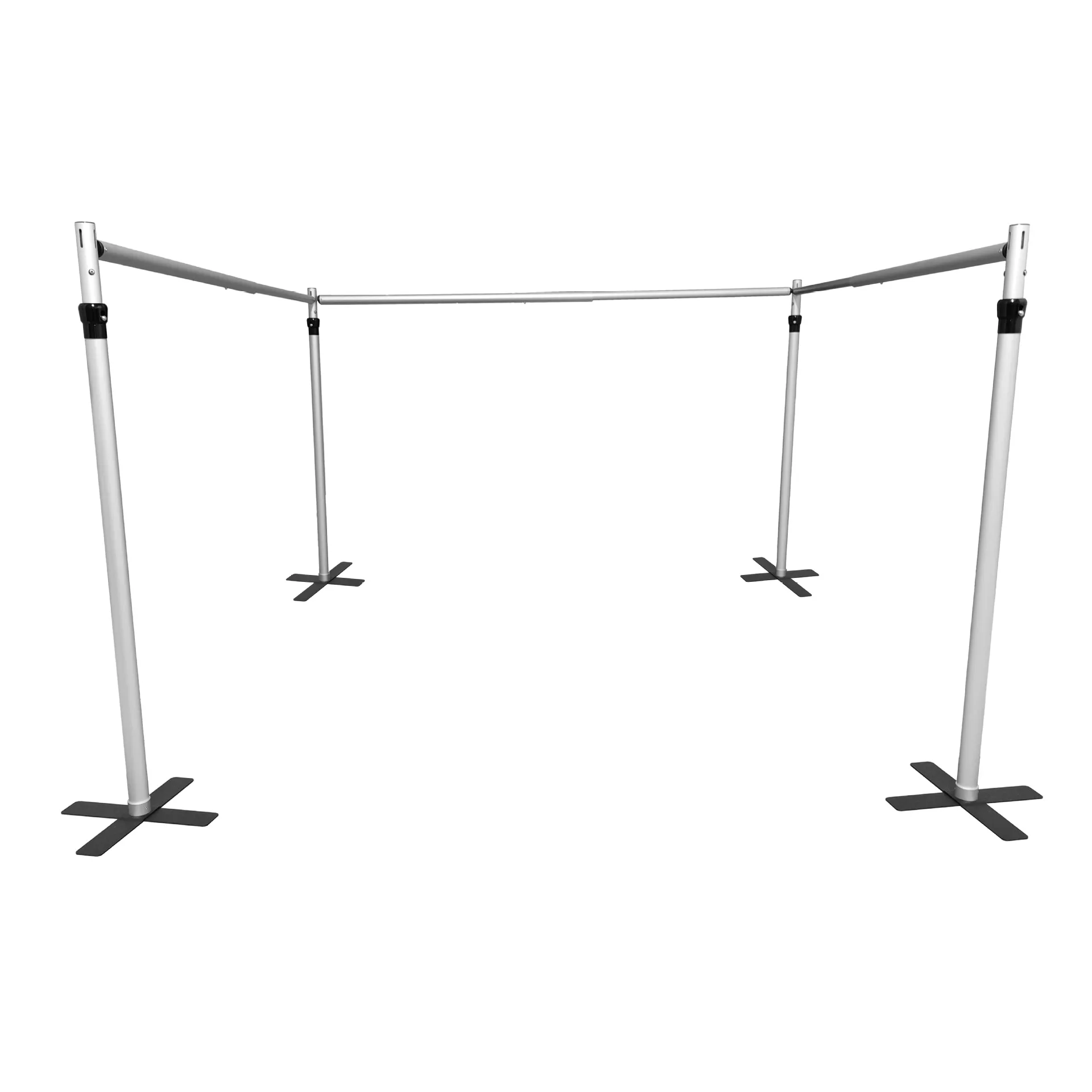 Aluminum exhibition curtain frame bar bar counter gauze curtain e-sports partition frame telescopic rod stage frame