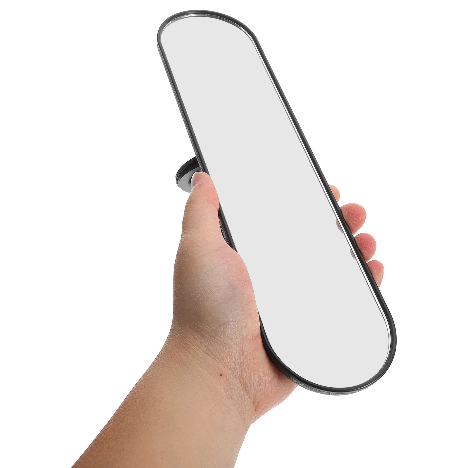 Espejo trasero universal para automóvil con diseño giratorio de montaje con ventosa para una visibilidad envolvente completa y una fácil instalación en el vehículo