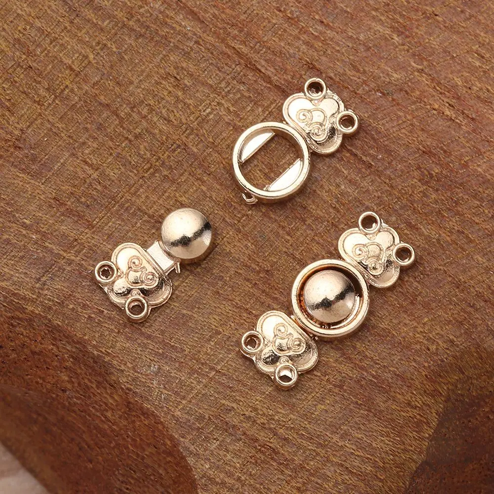5pcs 2 Styles Buttons Mini Ultra-small Metal Belt Buckle Shoes Buckles DIY Dress Decor  Bags Clothes
