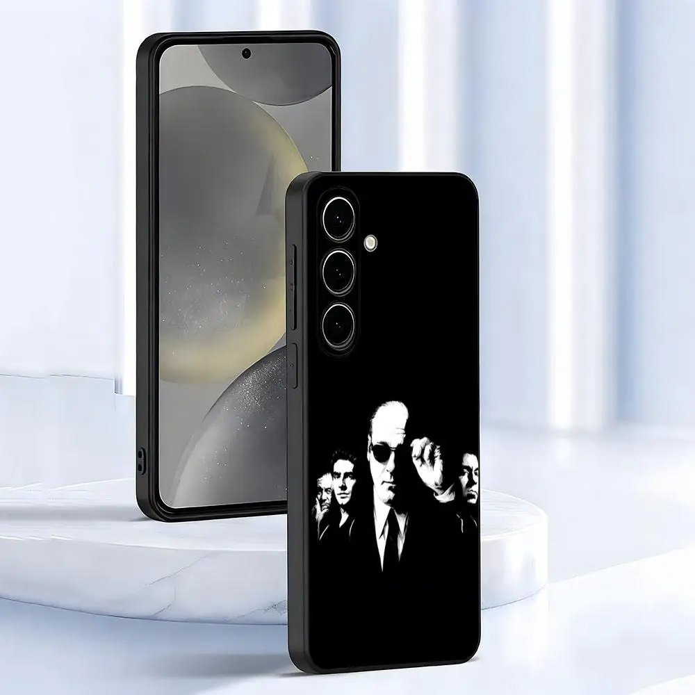 The S-Sopranos TV Tony Soprano Phone Case For Samsung S26 S25 S24 FE S23 S22 S21 Plus S20 Ultra Note20Ultra Black Soft Shell