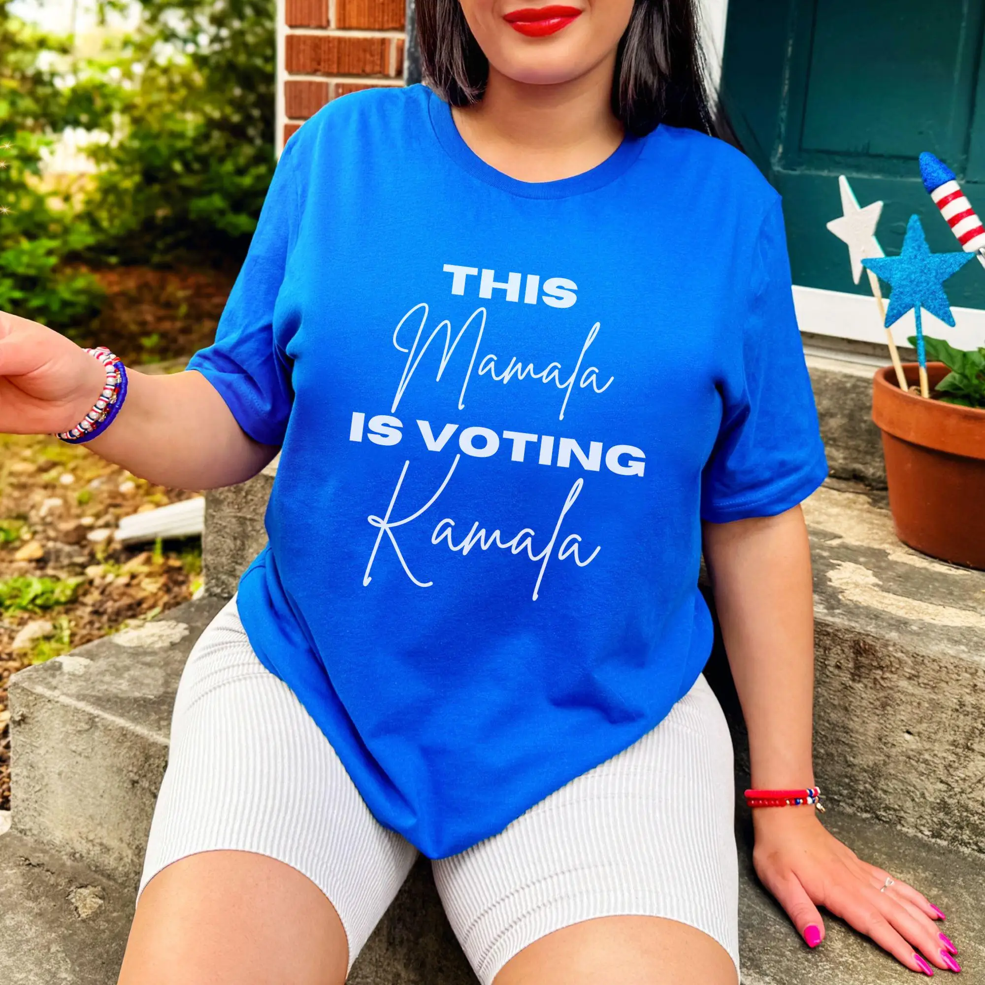 

Эта футболка Mamala Is Voting Kamala Harris 2024, выборы президента Мадам для политического применения