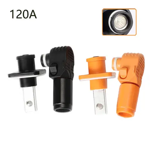 에너지 저장 고전류 단자 방수 배선 커넥터, 고전압 배터리 전원 공급 장치, 지게차 단자용, 120A