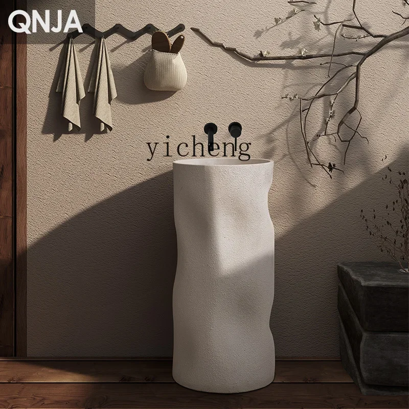 FY Floor-Standing Integrated Artistic Wash Basin