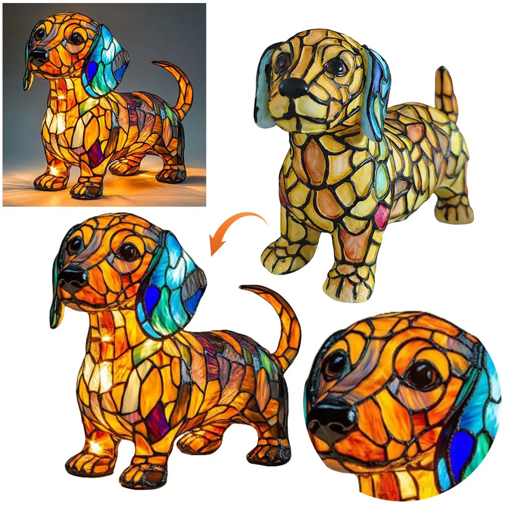 

Animal Resin Table Lamp Cute Bedside Lamp Nightstand Lamp for Living Room & Bedroom