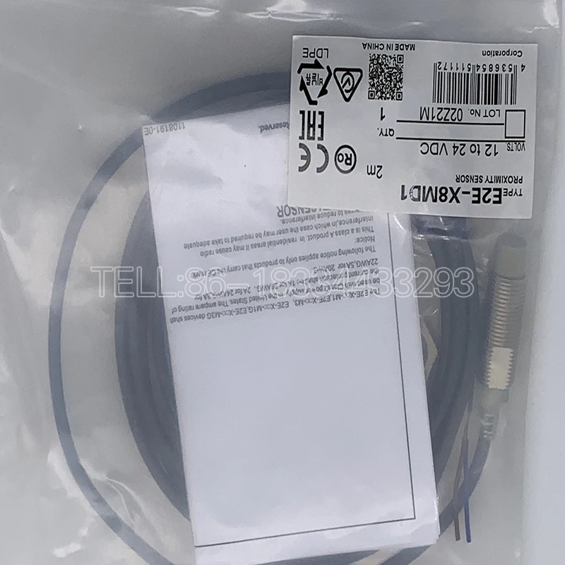 Nuevo Sensor de proximidad inductivo Original E2E-X8MD1-M1GJ E2E-X8MD1-M1TGJ E2E-X8MD1-M1GJ-Z un año de garantía