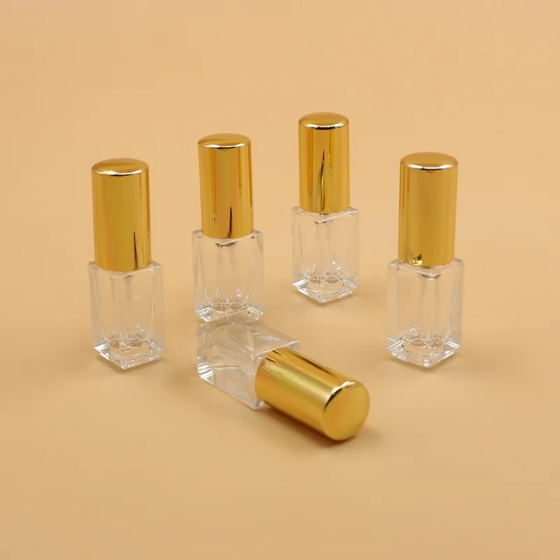 

10pcs/Lot Empty Sample Vials Refillable Mini Sprayer Flacon Travel New 3ML 5ML Clear Thick Glass Perfume Bottle Spray Atomizer