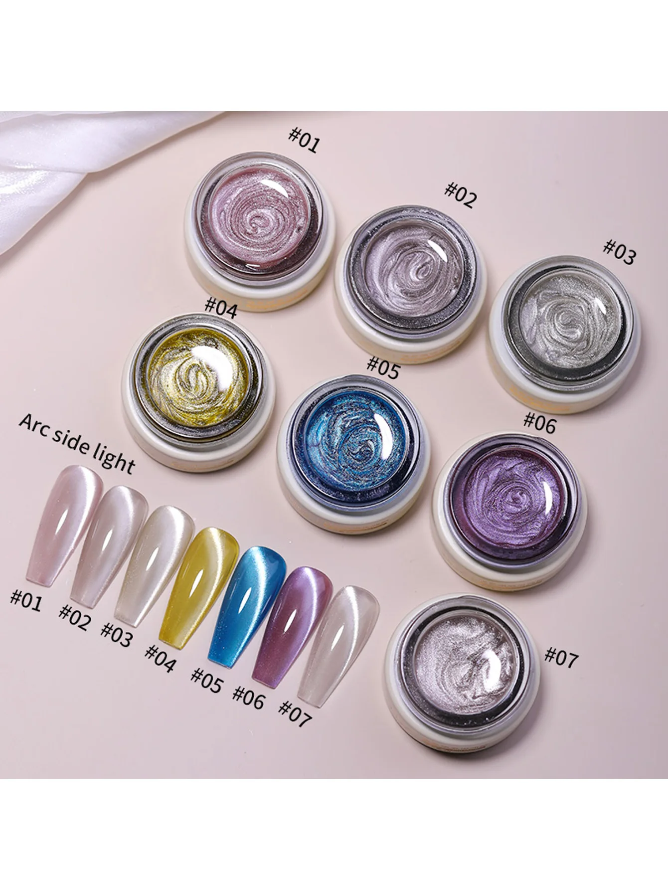 10 ミリリットルピンク赤水ライト猫磁気ジェルマニキュア爪ゼリーガラスソークオフワニス半永久キャットアイジェル