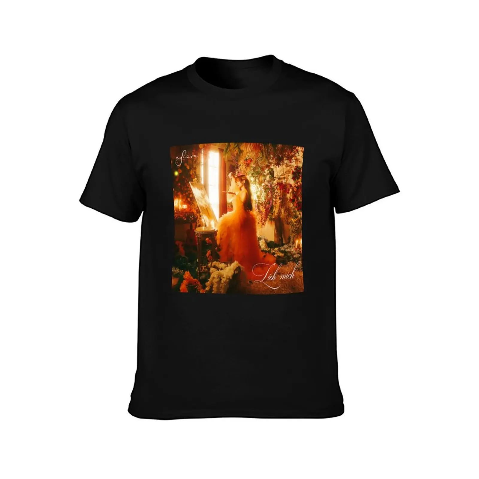 Ayliva Lieb Mich T-Shirt Casual Basic Short Sleeve T-Shirt