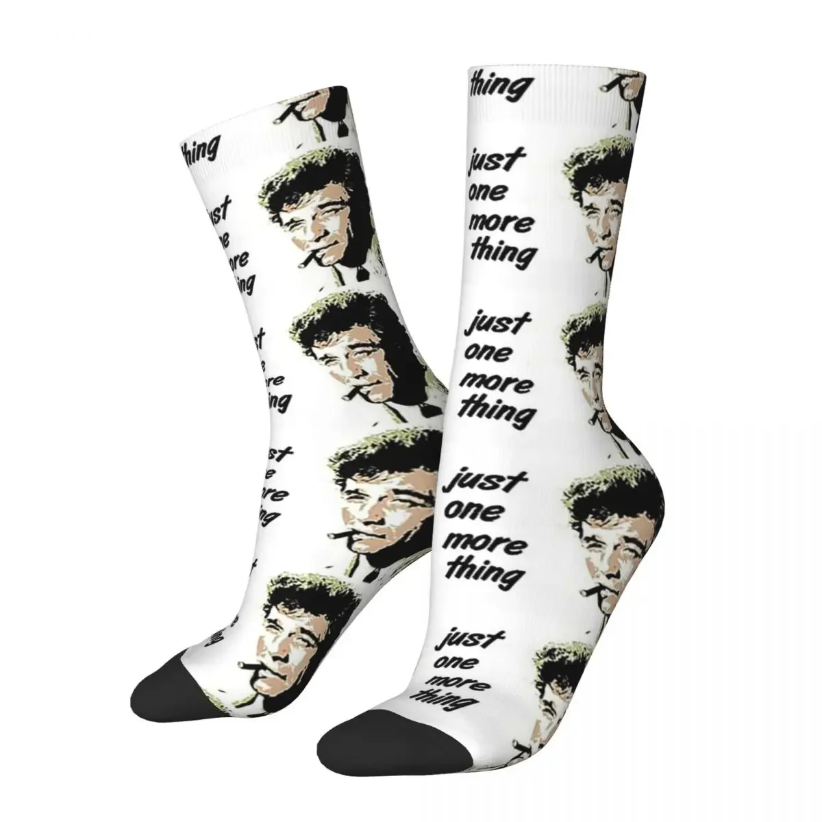 Columbo Socks Harajuku Super Soft Stockings All Season Long Socks Accessories for Unisex Gifts