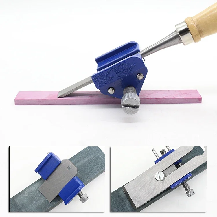 New Precision Honing Guide Jig for Chisel Plane Blade Graver Iron Edge Sharpening Wood Work Bevel Angle Sharpener Abrasive Tools