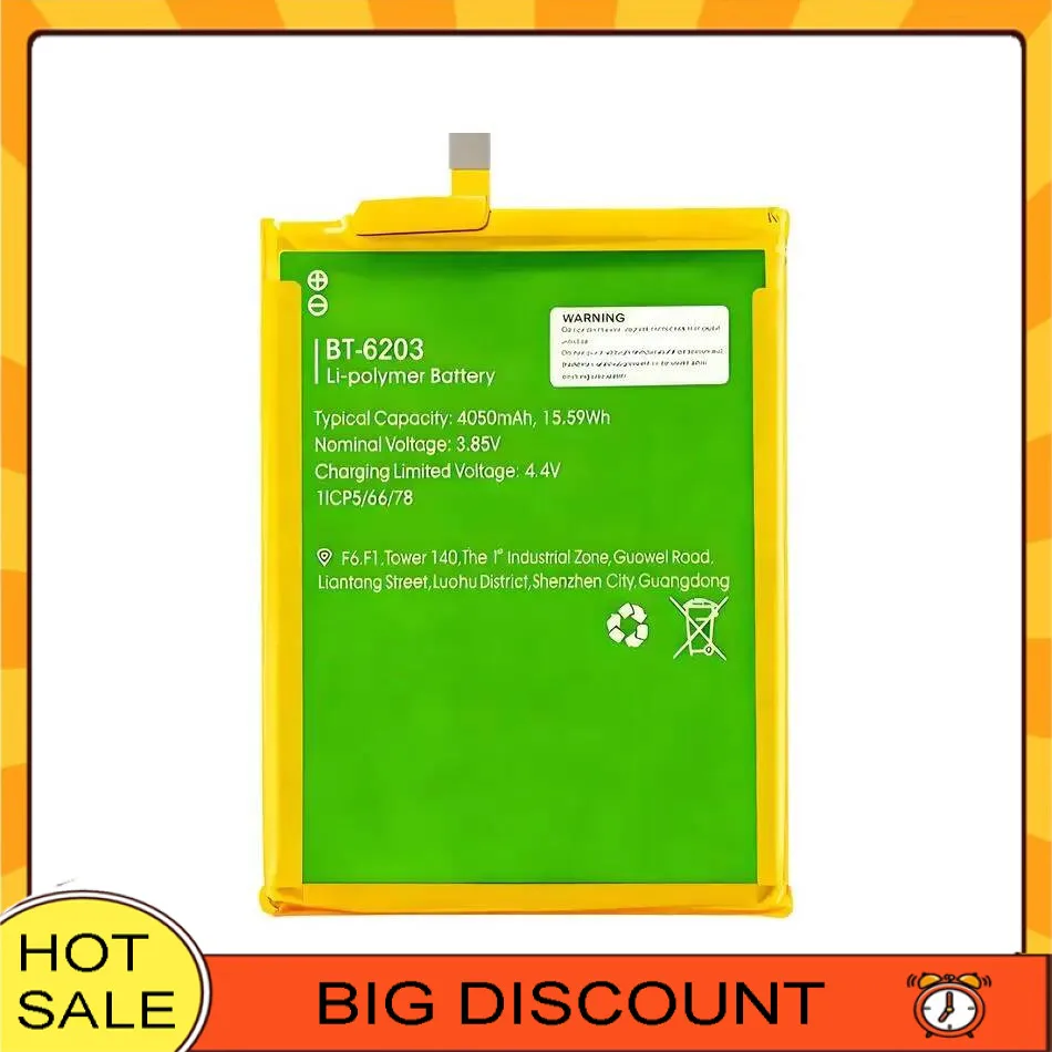 

Mobile Phone Battery High Performance 4050Mah For Leagoo S10 BT-6203