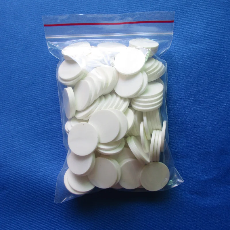 100pcs/Pack 23MM Single Color Small Chip Poker Game Token Solid Plastic Chip Card