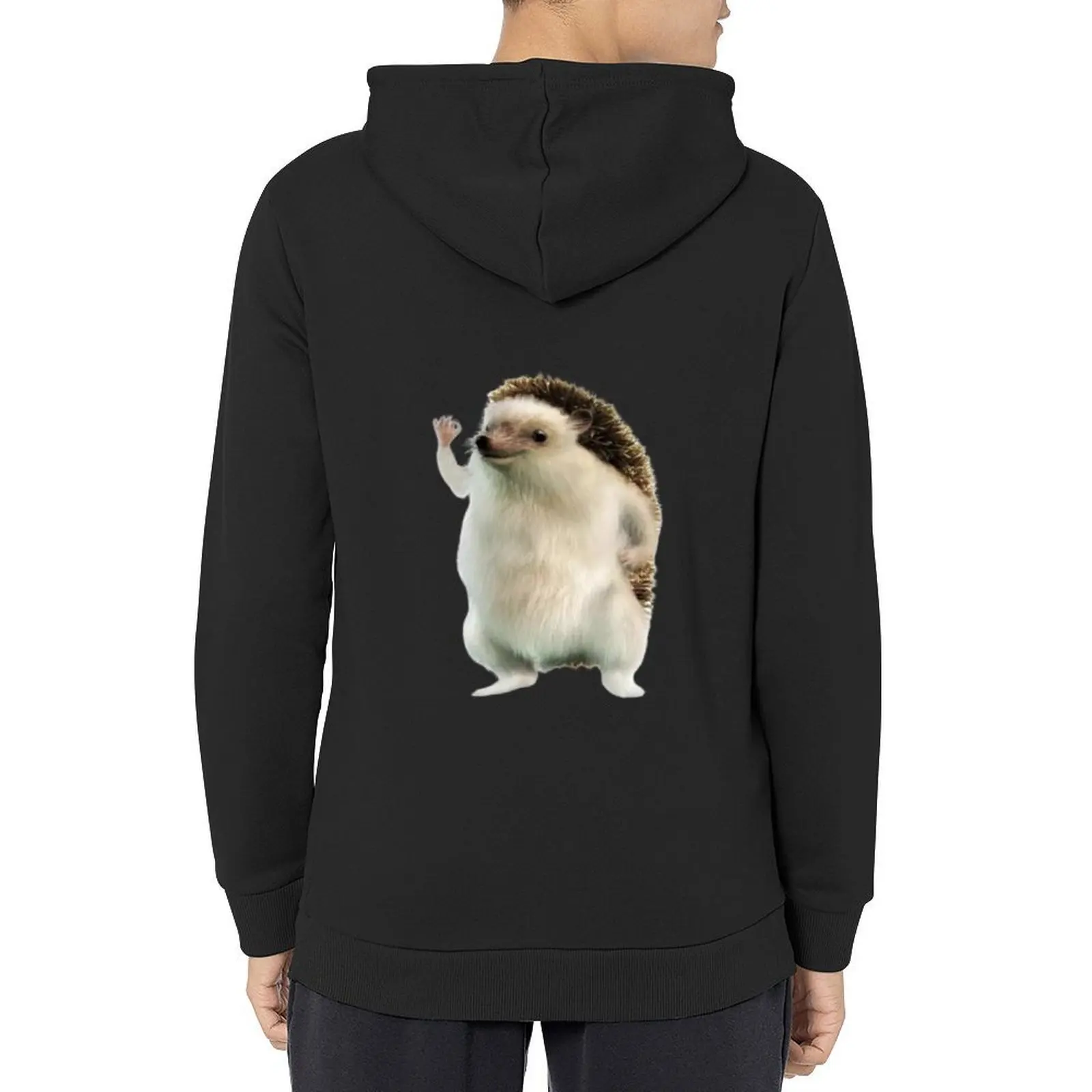 

haha yes hedgehog Hoodie men's clothing men wear men clothes clothes for men hoodies for high quality