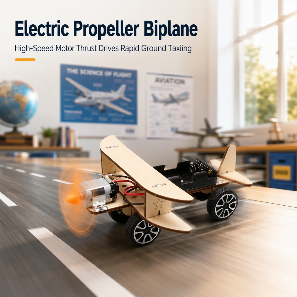 DIY Electric Glider Albatross Plane Model Kids Handmade Assembly Science Experiment Toy Aerodynamic Principle STEM Education