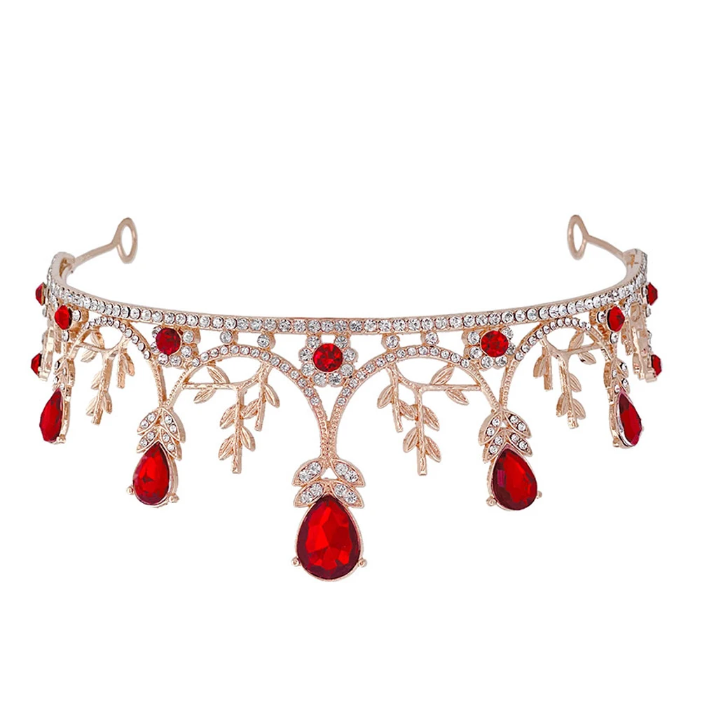 

Rhinestone Crown Hair Accessory Wedding Headband Bridal Headdress Lightweight Comfortable Prom Birthday Accessories