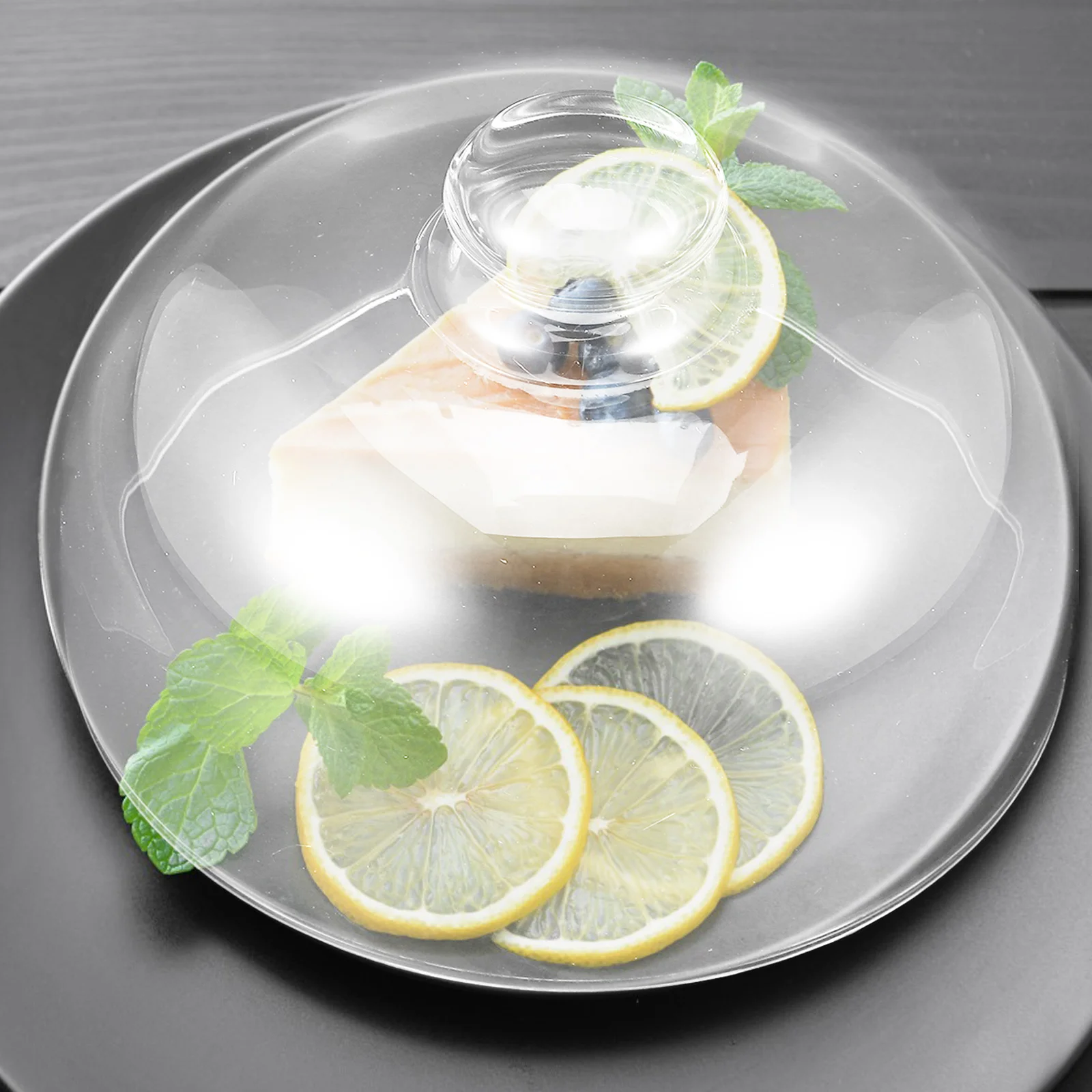 

1 шт., стеклянный купол для торта, прозрачная крышка, защита для еды для дома, десерта, закуски, вечеринки, стеклянная крышка для торта