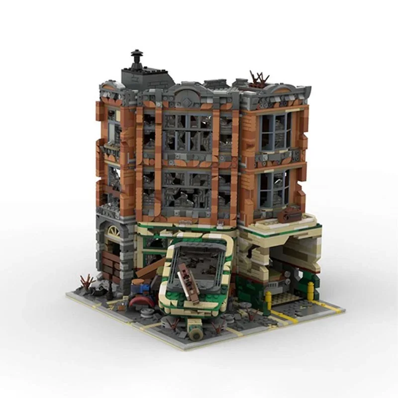 3066 pz MOC Angolo Garage Apocalypse Versione Modulare Modello Building Blocks FAI DA TE Regalo Di Natale Idea Creativa Giocattolo di Mattoni Compleanno