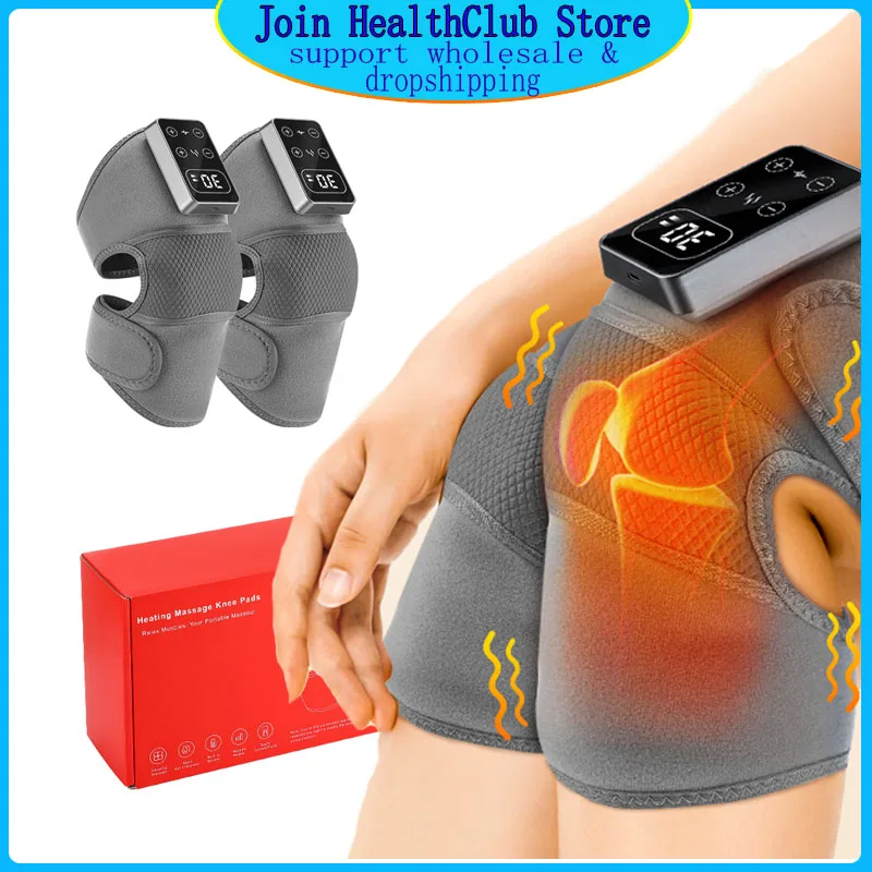 

5 Levels Cordless Eletric Heating Knee Massage Thermal Knee Pad Knee Shoulder Massager Joint Brace Muscle Relaxation