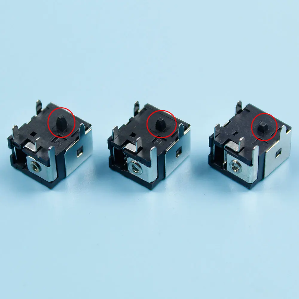 1.65mm/2.0mm/2.5mm Laptop DC Power Jack Connector For HP/Asus/Acer/Lenovo 5.5mm DC Jack Power Socket Notebook