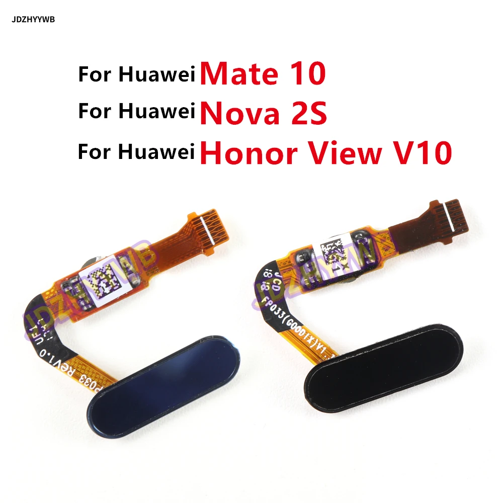 

Home Button Fingerprint Sensor For Huawei Mate 10 Nova 2S P20 Pro Return Key Touch Scanner Flex Cable For Honor View V10