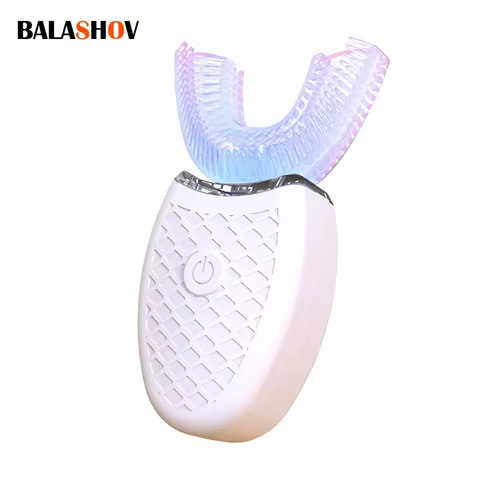Sonic Electric Toothbrush Teeth Cleaning Ultrasonic Teeth Tooth Brush Ultrasonic 360 Degree Toothbrush Automatic U Silicone Type