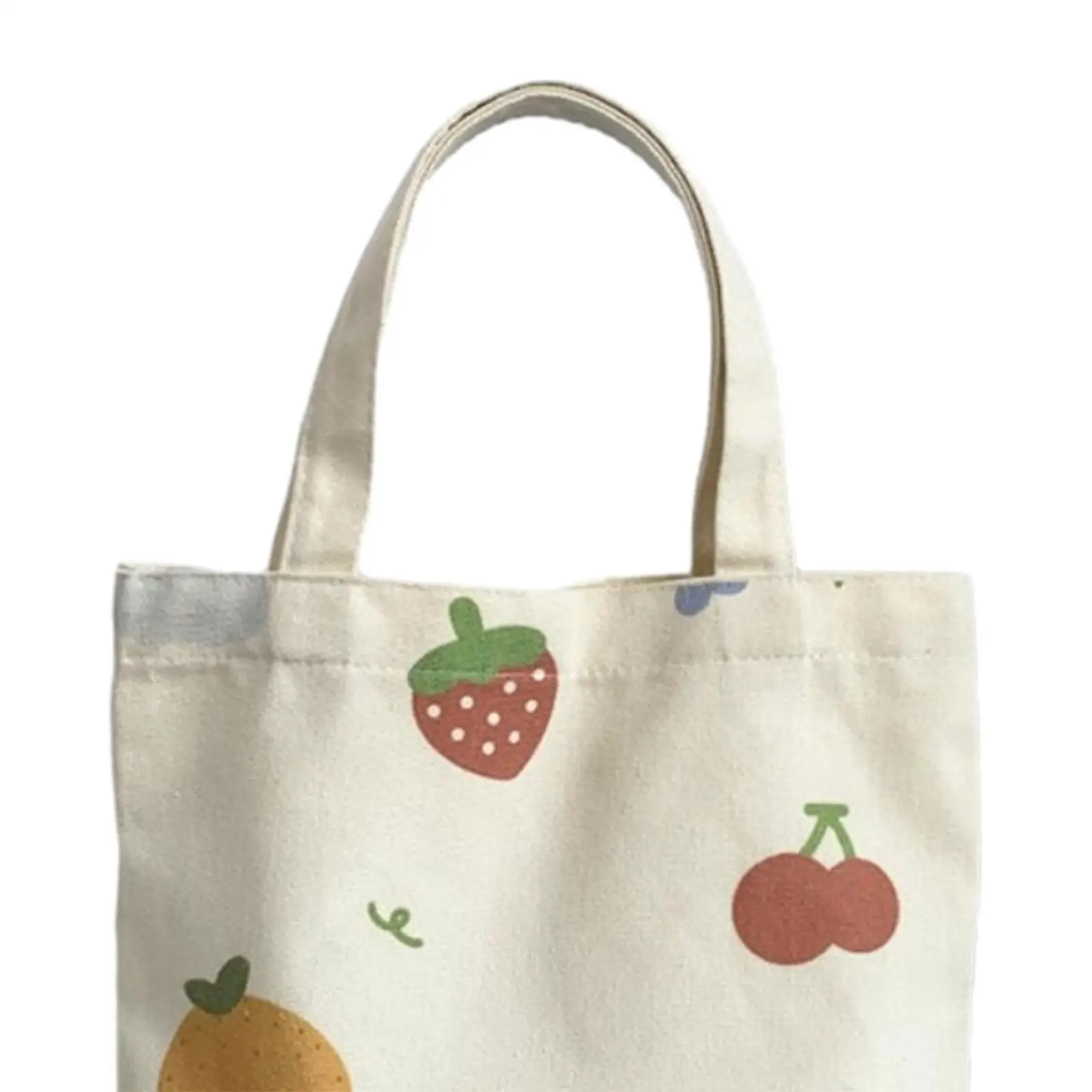 Canvas Bag Handbag Fashionable for Women Top Handle Multipurpose Grocery Bag image 5
