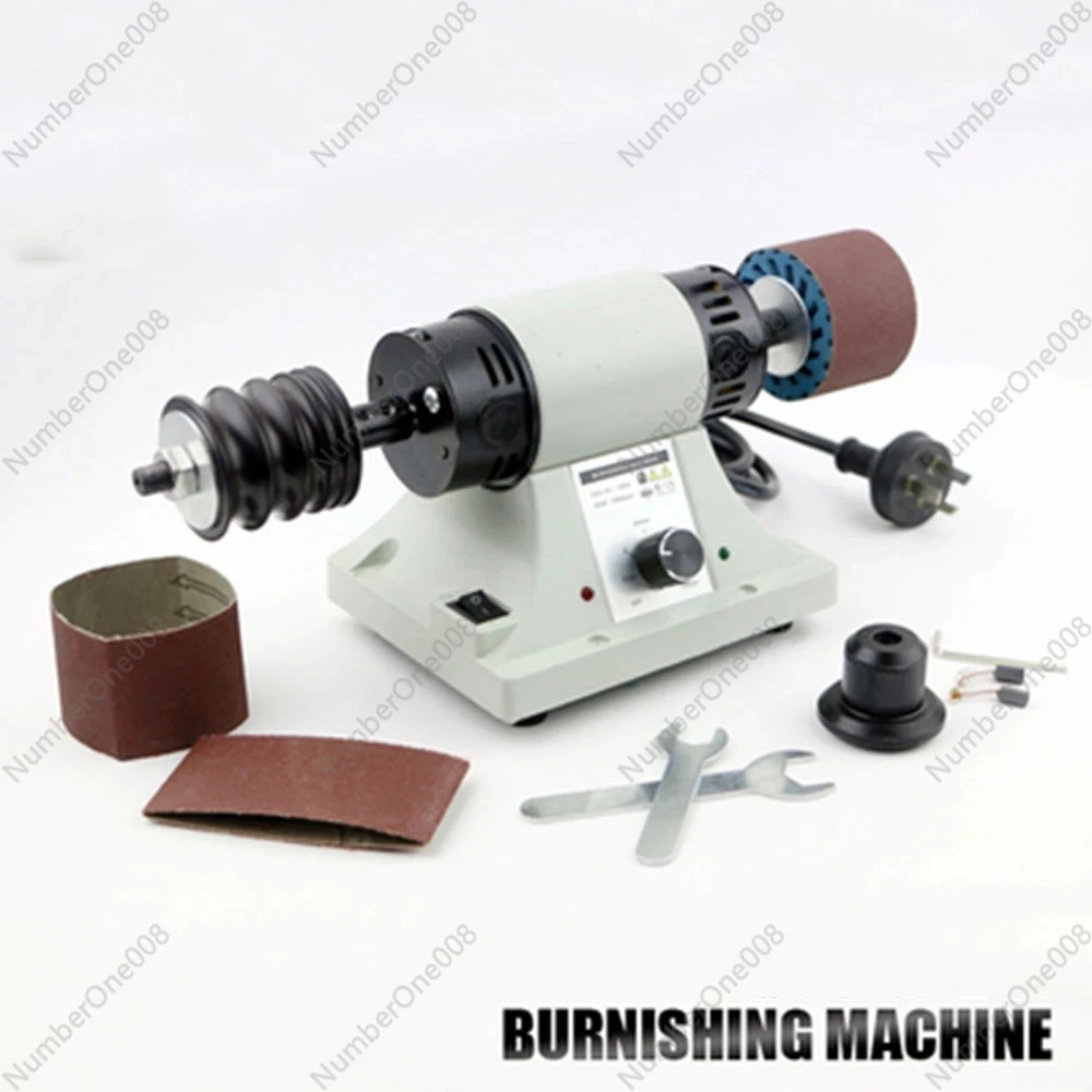 

220V/110V Leather Polishing Burnishing Machine Leather Edge Grinding Machine Kit 0-8000RPM