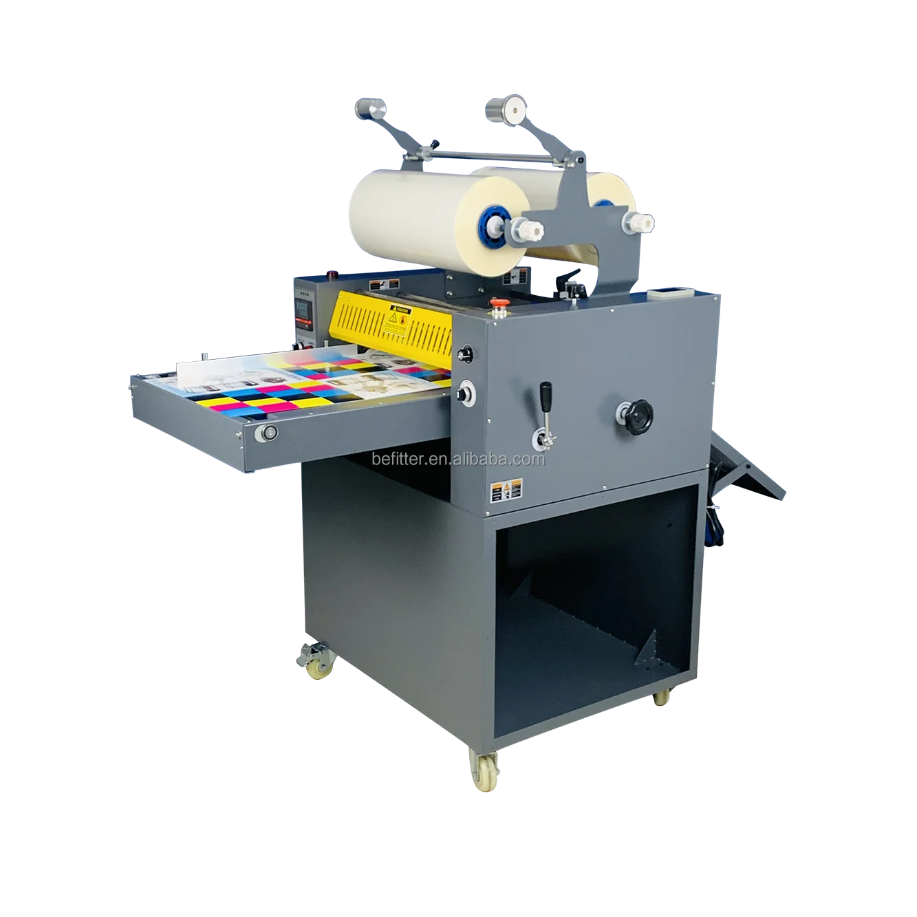BFT-490B 450mm Economic Laminating Machine Single Side Belt Feeding Auto Seperation Hot Roll Laminators