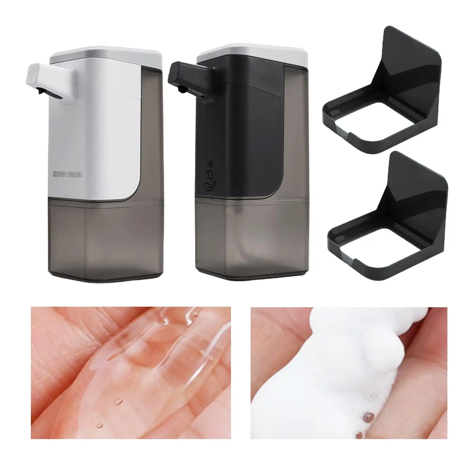 600ml Automatic Soap Dispenser Sensor Hand Disinfection Desktop/Wall-mounted