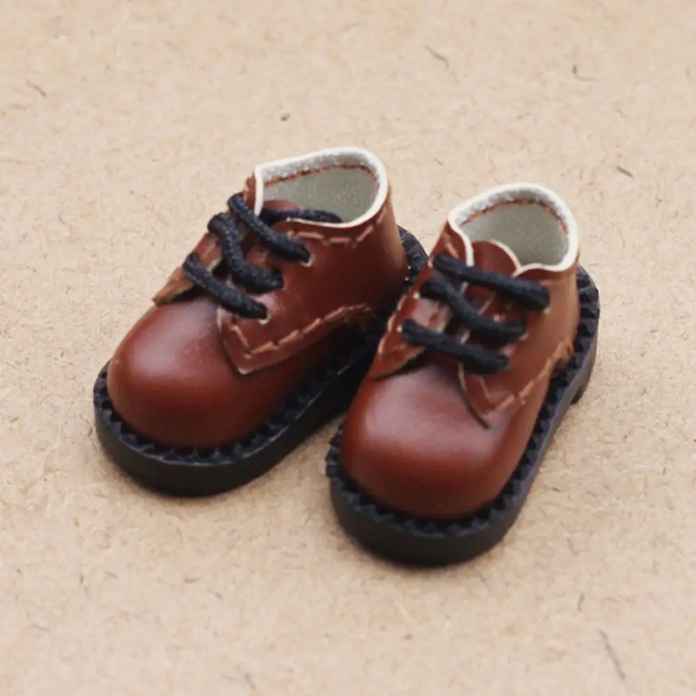 Mehrere Farben 1 Paar Ob11 DOD 1/12 Bjd Schuhe PU Leder Niedliche Body9 GSC YMY Schuhe Zarte All-Match-Accessoires Kinder – Detail 12