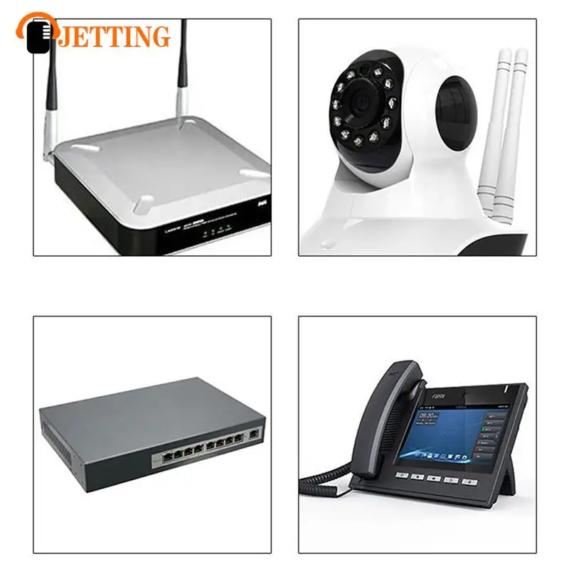 Módulo de alimentação do cabo adaptador impermeável, Injector Splitter para câmera IP, 48V a 12V POE Splitter