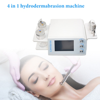 4 In 1 Vacuum Blackhead Remover hydradermabrasion Diamond Peeling Hydra dermabrasion ultrasonic Cold hammer Aqua Peel Face