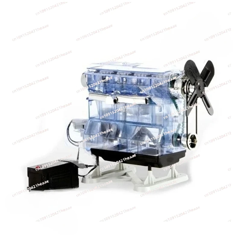 

Suitable for science experiment in-line 4-cylinder mini car engine, engine toy model, movable assembly
