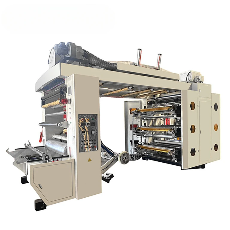 

BSHYT6 High Quality 6 Color Wide Web Stack Type To Roll Non Woven Flexo Printing Machine