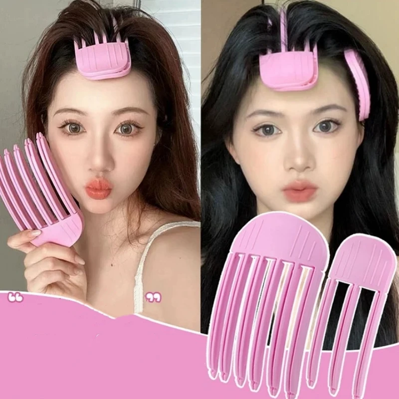 

Fluffy Hairpin Curling Bangs High Head Artifact Women Curling Fixed Shape Clips Visual Increase Of Hair Volume Hairpin Roller