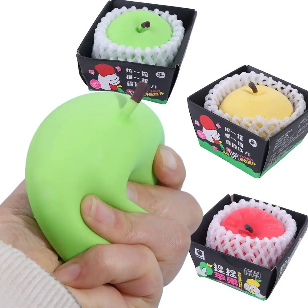 

Slow Rebound Simulation Fruit Ball Elastic Pinch Fruit Shape Squeeze Toys Cartoon 3D Fruit Shape Fidgeting Toys Children Adult