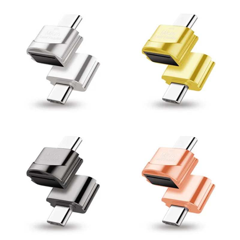 TF card reader to Type C Port micro sd card readers Mini Reader for Phone