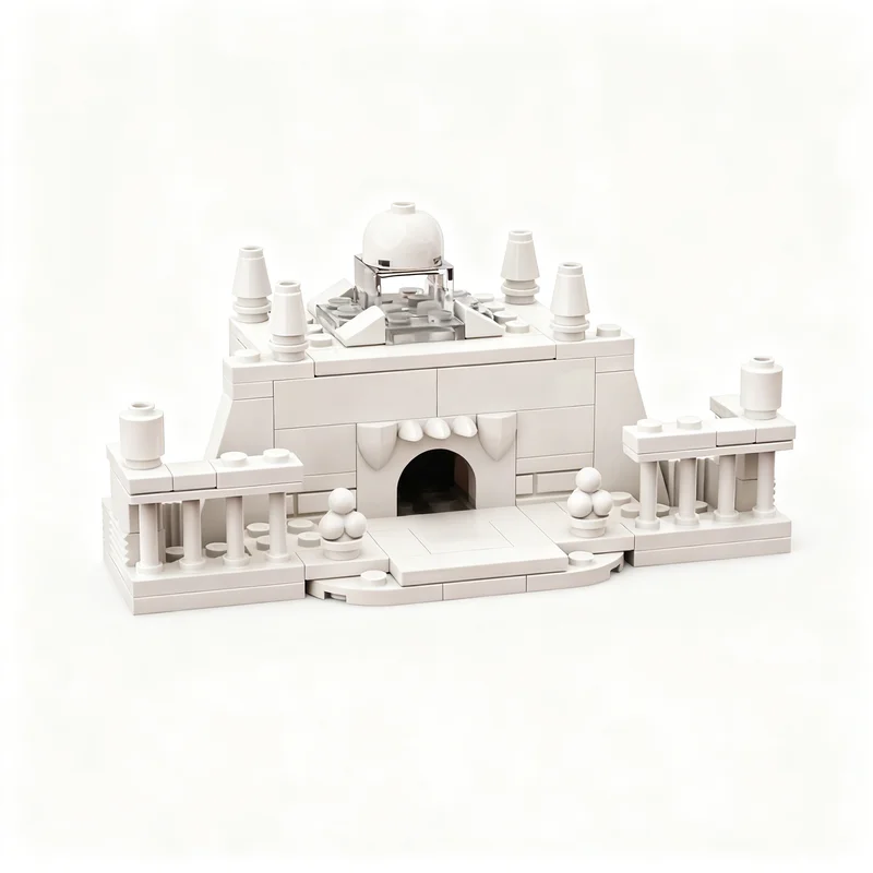 106 stks MOC Architectuur MAS 1 Marmeren Heiligdom Model Bouwstenen Bouw Idee Speelgoed Onderwijs Baksteen Kerstcadeau Kinderen