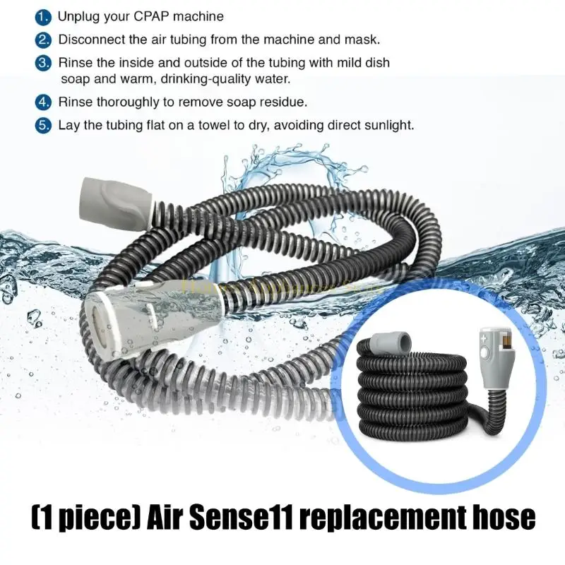 D0AB Air Tube Hose Ventilator Pipe Heating Circuits Respirator Part Heating Pipe