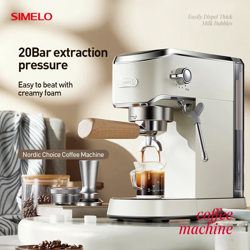 SIMELOPLUS Nordic Choice Italian Semi Automatic Coffee Machine Italian espresso machine