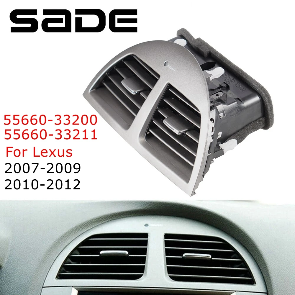 

55660-33200 центральная консоль решетчатая панель A/C решетка вентиляционного отверстия кондиционера рамка 55660-33211 для Lexus ES350 2007-2012