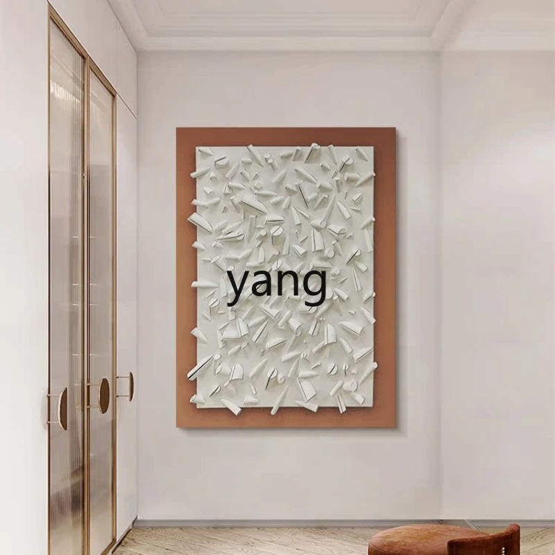 LMM Corridor Aisle Decorative Painting 3D 3D Wood Relief Handmade Hanging Painting Living Room Mural