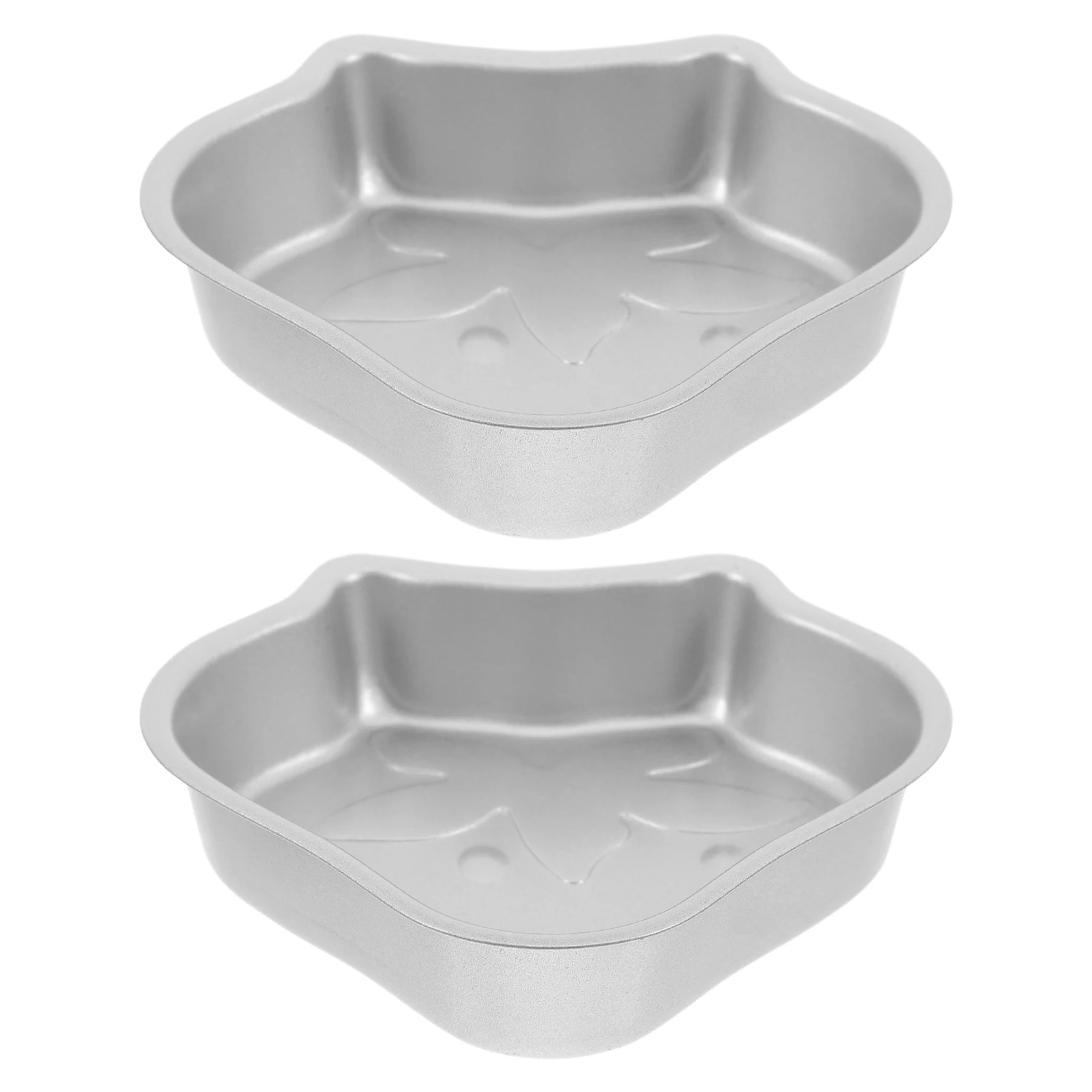 

2pcs Cake Mold Pan Mini Baking Tray for Oven Nonstick Heat Resistant Kitchen Bakeware Home Professional Use