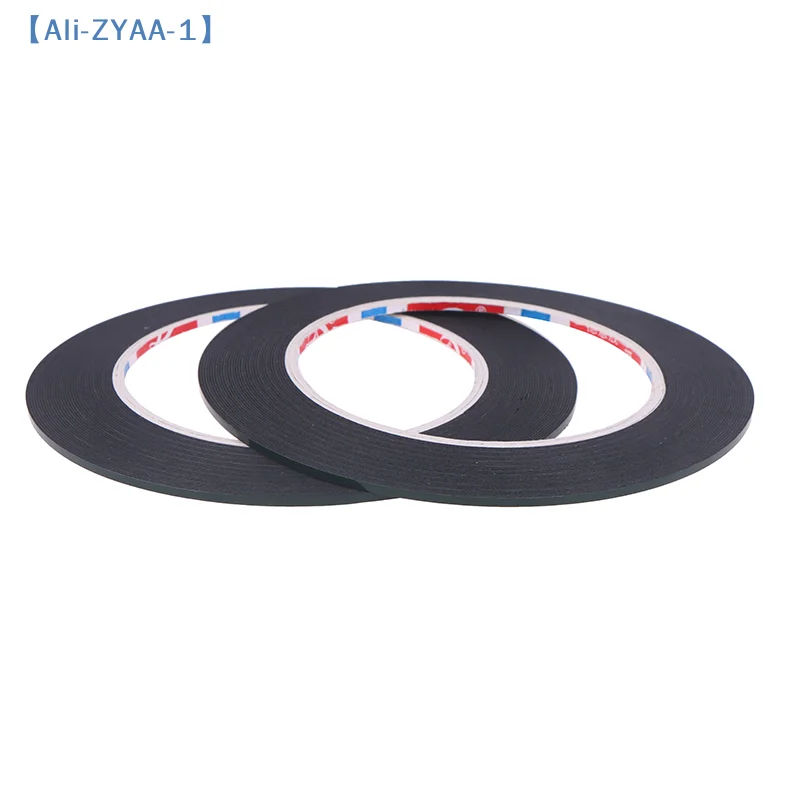 【ZYAA-1】2PCS 2/3/4mm 10meters Double Sided Sticky Foam Tape Adhesive LCD Screen Frameless For TV Borderless Curved Display