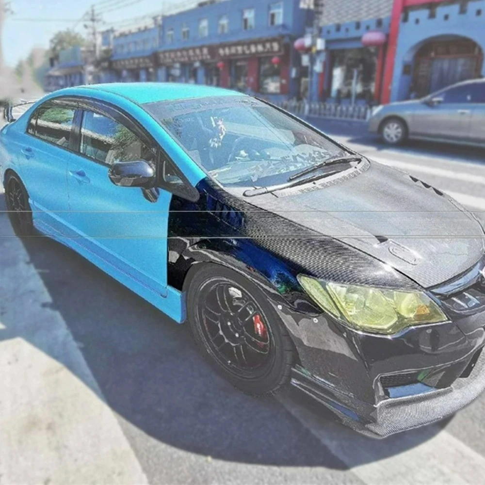 

Lightweight FORHonda 06-08 Civic FD2 J2 Style Front Vented Fender Carbon Fiber