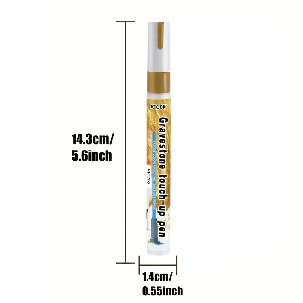 Tombstone and Monument Color Restoration Pens, Suitable for Coloring Pet Memorials, Tombstones and Other Stones. One Stroke Brin